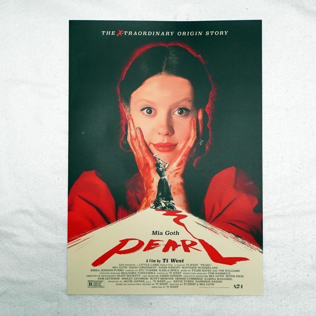A24公式 パール Pearl シルクスクリーン ポスター Pearl パール』日本版オルタナティブポスター2種が解禁